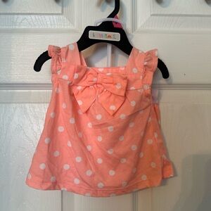 Carter's Coral Polka Dot Matching set